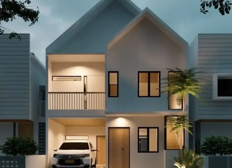 Rumah Skandinavia Malam